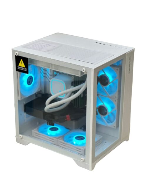 07eaf466-7e01-4447-8d56-ab2b92729ef5.jpg GAMING PC Intel(R) Core (TM)i7-processor 14 (14700KF) Generation 32GB DDR5 4800 RAM 1TB M2 SSD RTX 3070 8GB GRAPHICS 750W POWER SUPPLY ASUS B760m a-WiFi mother board DEEPCOOL LE 520 LIQUID cooler GAMEMAX CASE WITH : ARABIC & ENGLISH KEYBOARD