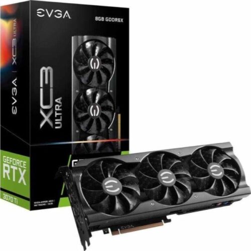 32b58efd649e0ee7a8527b9b2d675189-hi.jpg EVGA GeForce RTX 3070 XC3 Ultra Gaming 8GB GDDR6X Graphics Card, PCIe 4.0, 256 bit, iCX3 Cooling, ARGB LED, Metal Backplate