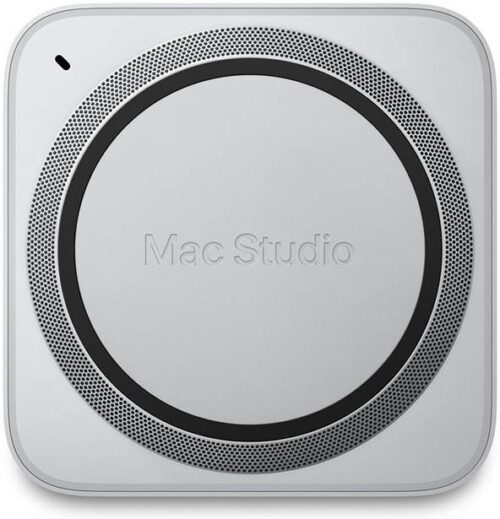 Apple Mac Studio, M1 Max Chip, 10 Core CPU, 32 Core GPU, 16 Core Neural Engine, 32GB Unified Memory, 1TB SSD Storage, Ethernet Port, SDXC Card Slot, Thunderbolt, HDMI, Silver