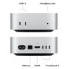512macm4-1_1_1.jpg Apple 2024 Mac mini, M4 chip with 10-core CPU and 10-core GPU, 16GB Unified Memory, 512GB, Silver, NEW