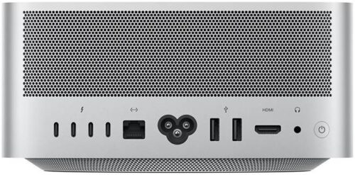 Apple Mac Studio, M1 Max Chip, 10 Core CPU, 32 Core GPU, 16 Core Neural Engine, 32GB Unified Memory, 1TB SSD Storage, Ethernet Port, SDXC Card Slot, Thunderbolt, HDMI, Silver
