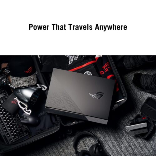 ROG Strix SCAR 17 G733QS-HG243T Gaming Laptop (Black) 8 Core AMD Ryzen9 5900HX CPU 3.3GHz, 64GB RAM, 2TB SSD, NVIDIA GeForce RTX 3080, 17.3-inch FHD 300Hz, 16GB GDDR6, Win10, Mech-Backlit-Eng-Arb-KB - MANRKD02065242C