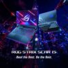 ROG Strix SCAR 17 G733QS-HG243T Gaming Laptop (Black) 8 Core AMD Ryzen9 5900HX CPU 3.3GHz, 64GB RAM, 2TB SSD, NVIDIA GeForce RTX 3080, 17.3-inch FHD 300Hz, 16GB GDDR6, Win10, Mech-Backlit-Eng-Arb-KB - MANRKD02065242C