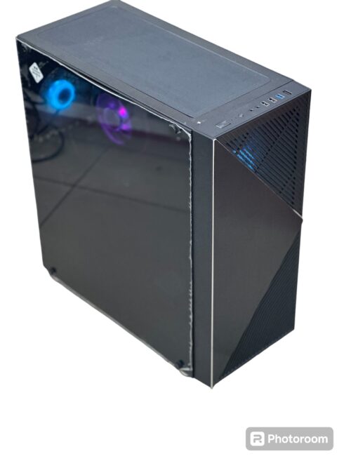 Photoroom_20240615_131843.jpeg GAMING PC Intel(R) Core (TM)i7-processor 11th Generation 16GB DDR4 3200 RAM 512GB M2 SSD 1TB HDD RTX 2060 6GB GRAPHICS ASUS prime mother board 650W POWER SUPPLY WITH : ARABIC & ENGLISH KEYBOARD
