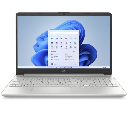 HP 15s-fq5299nia Core i7 Laptop 1255U 12th Generation, 16GB RAM, 512GB SSD, 15.6" FHD Display, Integrated Graphics, Backlit Keyboard, Arb&Eng,  Windows 11pro , Silver