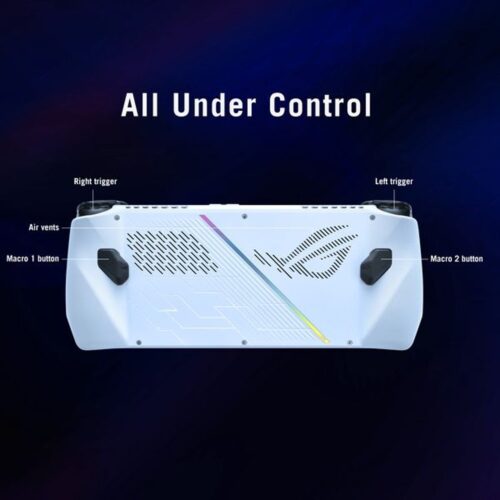 ROG Ally 7″ Gaming Handheld /AMD Z1 Extreme Processor(up to 4.9Ghz boost) /16GB RAM/512GB SSD/FHD(1920×1080)120Hz/Windows11 Home /White