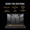 Asus TUF FA506NCR-WH71 GAMING AMD Ryzen™ 7 7435HS 512GB SSD 8GB 15.6" (1920x1080) 144HZ WIN11 NVIDIA® RTX 3050 4096MB GRPAHITE BLACK Backlit Keyboard