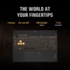 Asus TUF FA506NCR-WH71 GAMING AMD Ryzen™ 7 7435HS 512GB SSD 8GB 15.6" (1920x1080) 144HZ WIN11 NVIDIA® RTX 3050 4096MB GRPAHITE BLACK Backlit Keyboard