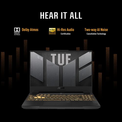 Asus TUF FA506NCR-WH71 GAMING AMD Ryzen™ 7 7435HS 512GB SSD 8GB 15.6" (1920x1080) 144HZ WIN11 NVIDIA® RTX 3050 4096MB GRPAHITE BLACK Backlit Keyboard