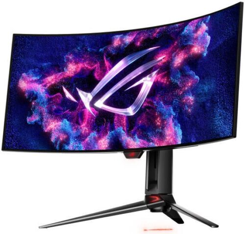 ASUS ROG Swift OLED PG34WCDM Gaming Monitor, 34" QHD OLED Display, 240Hz Refresh Rate, 0.03ms (GtG) Response Time, 800R Curvature, FreeSync Premium Pro, G-Sync Technology
