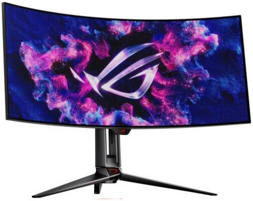 ASUS ROG Swift OLED PG34WCDM Gaming Monitor, 34" QHD OLED Display, 240Hz Refresh Rate, 0.03ms (GtG) Response Time, 800R Curvature, FreeSync Premium Pro, G-Sync Technology