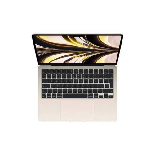 Apple 13-inch MacBook Air (2022)With Apple M2 chip with 8-core CPU and 8-core GPU, 8GB RAM 256GB SSD Arabic English - Starlight