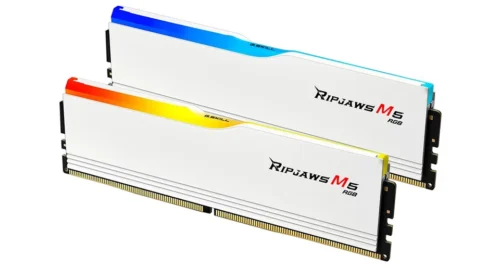 64GB G.Skill Ripjaws M5 RGB DDR5 5200MHz Dual Channel Kit 2x32GBCL40 1.10V White