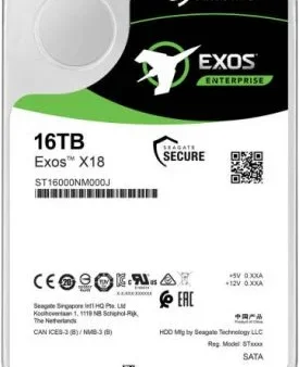 SEAGATE EXOS 16GB TB HDD EXOS X18