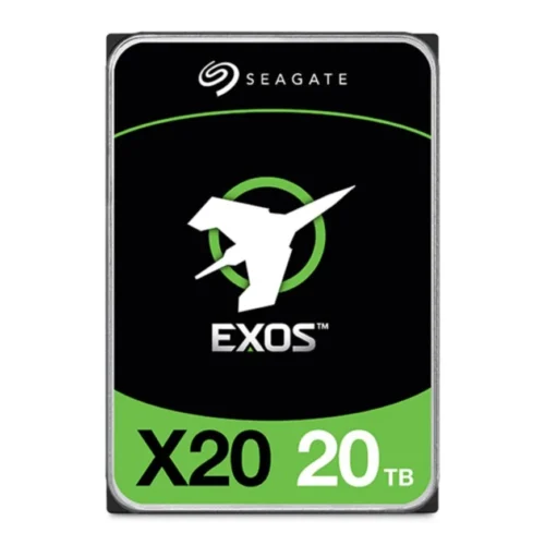 st20000nm007d.webp Seagate Exos X20 20TB 3.5" Enterprise SATA Hard Drive - Black new
